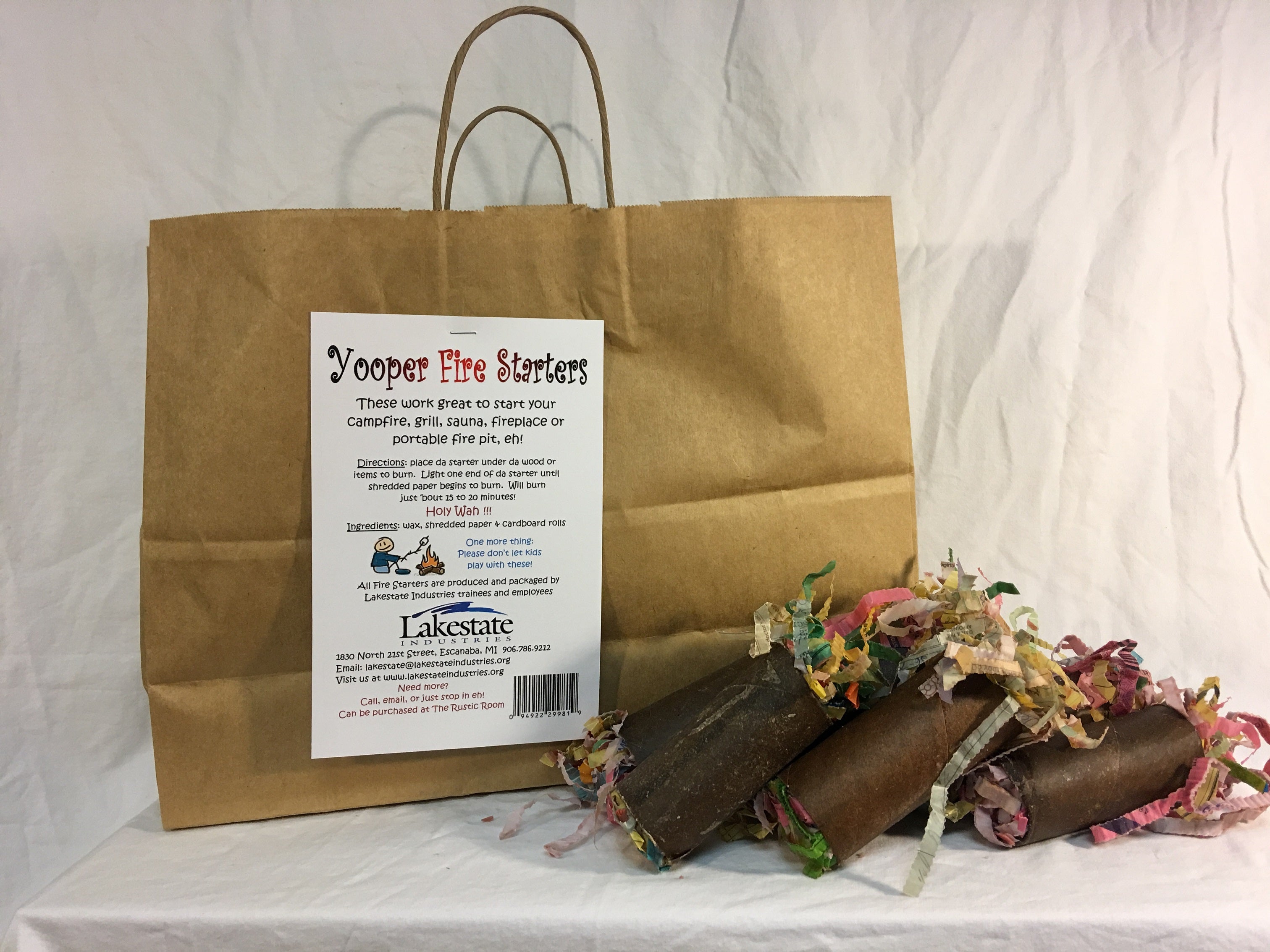 40 Pack Yooper Fire Starters – Lakestate Industries